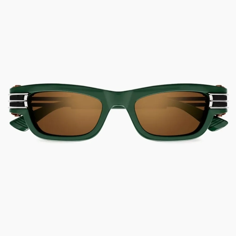 Bottega Veneta Bolt Rectangle Frame Sunglasses - Picture 3 of 9